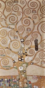 Art Nouveau in sintesi - albero della vita di Klimt